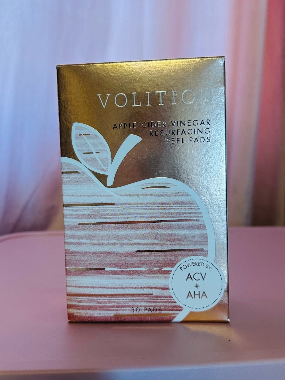 Apple Cider Vinegar Resurfacing Peel Pads — Rose Gold
